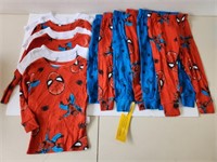 6 Spiderman Shirts and Pants Sets 2T New with tags