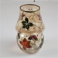 Glass Tea Light Lantern 8"