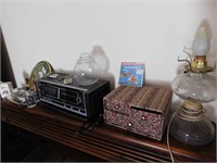 Misc-Zenith Radio, Table Lamp, Playboy Matches,
