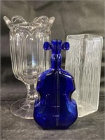 EAPG Spooner, Cobalt Violin Bottle & More