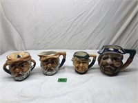 Lot of Toby Mugs