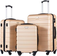 Coolife 4pc Luggage Set