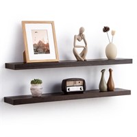 Fun Memories Solid Southern Pine Floating Shelves