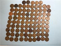 95 wheat cents, all 1950’s