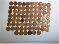 76 wheat cents, all 1940’s
