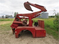 Hyd. Back Hoe Mounted on 8ft. x 8ft. Dually Truck