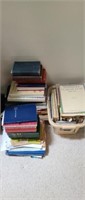 Large assortment music books and hymnals