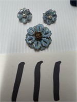 Flower Broach/earrings