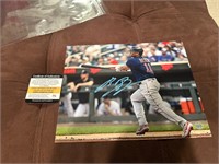 Rafael Devers Signed 8x10 w/COA