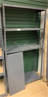 Metal shelving unit 70”x36”x15”
