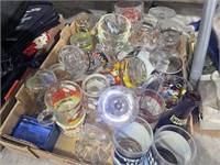 BOX OF CHARACTER GLASSES