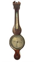 Sgd. Houghton Uppingham Antique Inlaid Barometer.