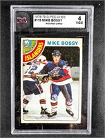 1978-79 GRADED OPC MIKE BOSSY ROOKIE CARD