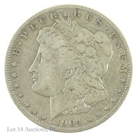 1904-S Silver Morgan Dollar