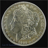 1885 Silver Morgan Dollars (Ch BU?)