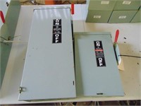 2- GE Brand Safety Switch Boxes