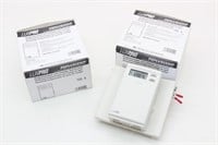 (2) LUXPRO Programmable Line Voltage Thermostat