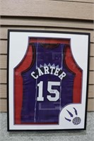 VINCE CARTER JERSEY #15 AUTOGRAPHED