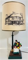 DESIRABLE ROYAL DOULTON LADY BALLOON SELLER LAMP