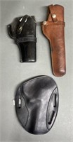 3 - Leather Pistol Holsters