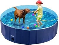 Fuloon PVC Pet Swimming Pool Portable Foldable