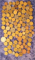 mixed Foreign currency coins