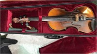 Aubert violin in case with bow