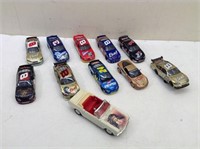 * (11) 1:24 Scale Mostly NASCAR Die Cast Cars