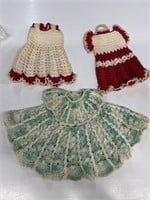 Crochet dollie dresses