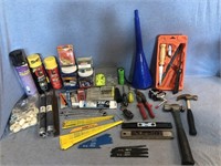 Assorted Tool/Hardware Lot Including Picture Wall