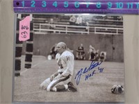 Hall of Famer Y.A. Tittle Signed Photograph