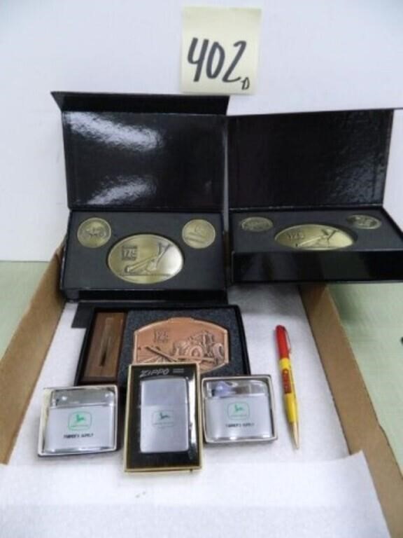 (7) John Deere Pieces - 2013 Calendar Medallion,