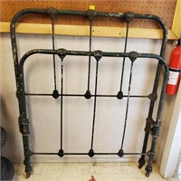 Antique Wrought Iron Twin Bed