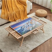 Qiqidog2000 Pieces Puzzle Board with Legs, Rotati
