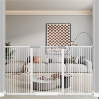 Qonimm 40.55" Extra Tall Baby Gate -71.3"-74.1" Ex