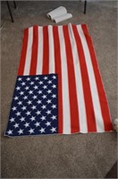 Fleece Flag Throw 35x58"