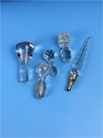 5 Lead Crystal Decanter Stoppers