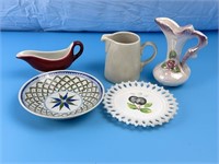 Lot Of 5 Vintage Ceramic Items