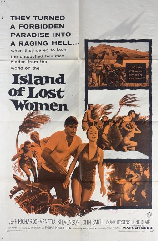 Island of Lost Woman 1959 Poster NSS 59/87
