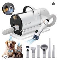 Dog Grooming Vacuum & Pet Hair Dryer Combo