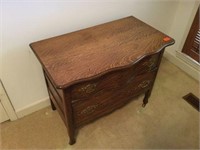 Tiger Oak 2 Drawer Chest