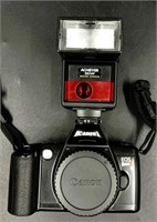 Canon EOS Rebel 35mm Camera Body w Flash
