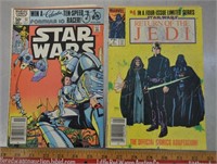 2 vintage Star Wars comics