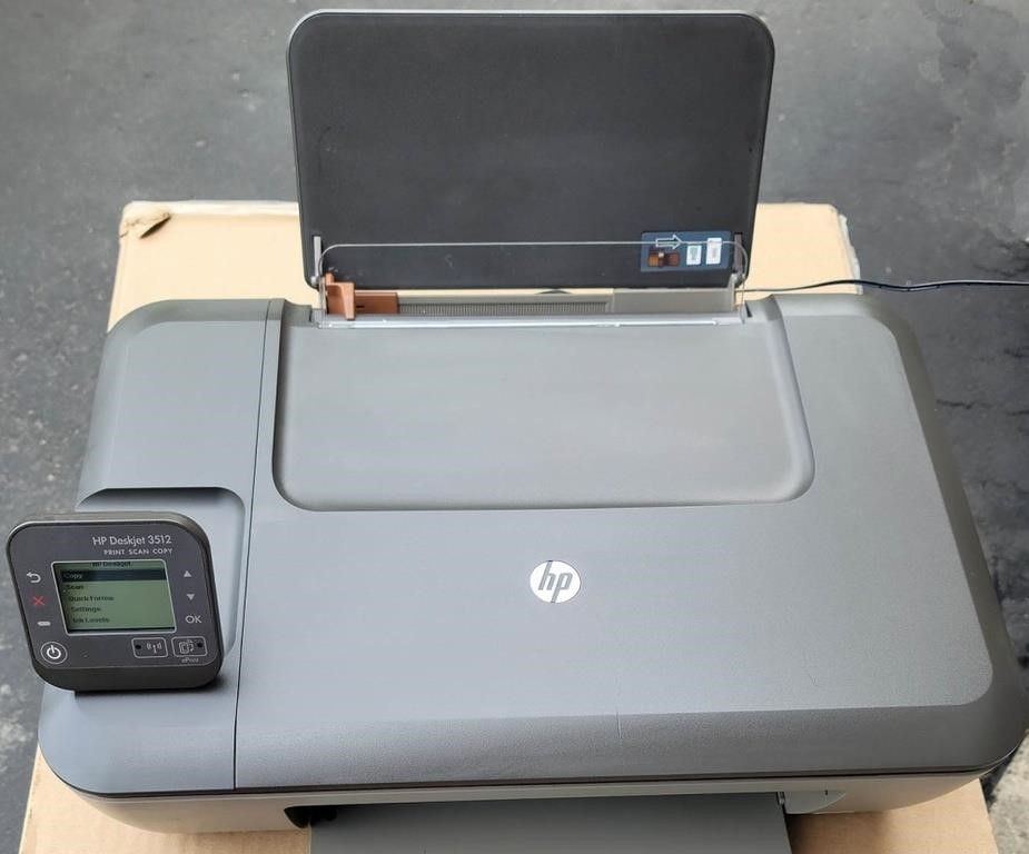 HP Deskjet 3512 scanner/printer working