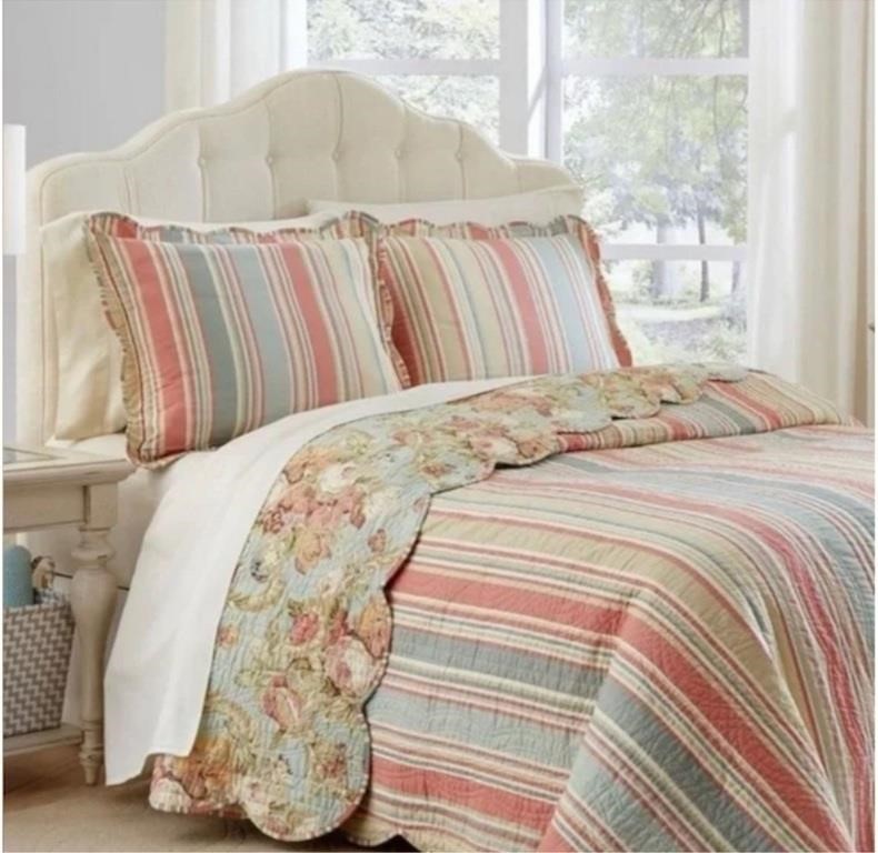 Waverly Spring Bling 3-pc. Bedspread Set Full Quee