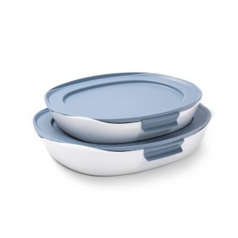 Rubbermaid DuraLite Glass Bakeware 4pc Set