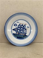M. A. Hadley plate with ship