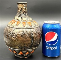 Handmade Moroccan Vintage Terracotta Bottle