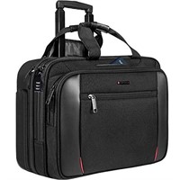 EMPSIGN Rolling Briefcase Laptop Bag,17.3" Compute
