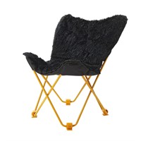 Urban Lifestyle Mongolian Butterfly Chair, Black